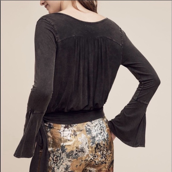 Anthropologie Deletta sirpo faux wrap blouse - Picture 7 of 11